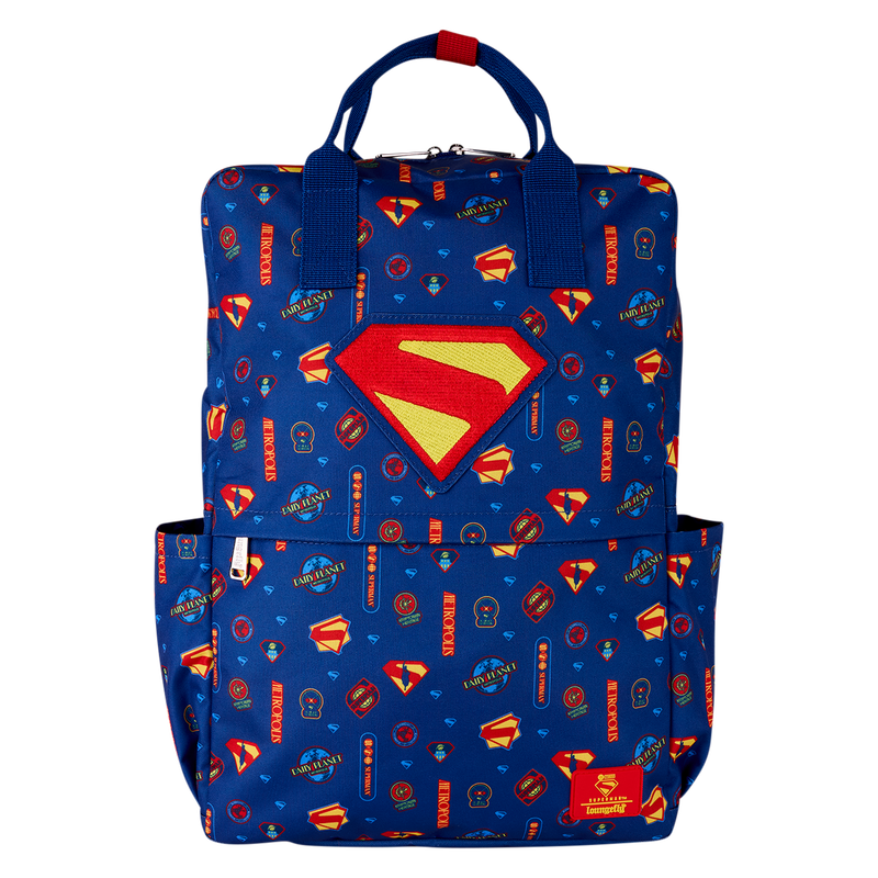 Superman All-Over Print Nylon Full-Size Backpack