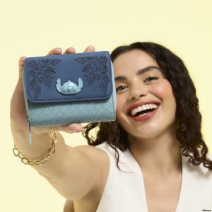 Stitch Embroidered Floral Wallet