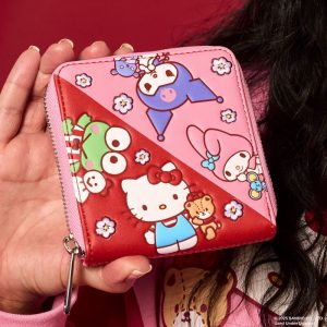 Sanrio Hello Kitty & Friends Color Block Zip Around Wallet