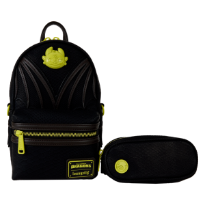 How To Train Your Dragon Night Fury Sling Crossbody Bag With Coin Bag