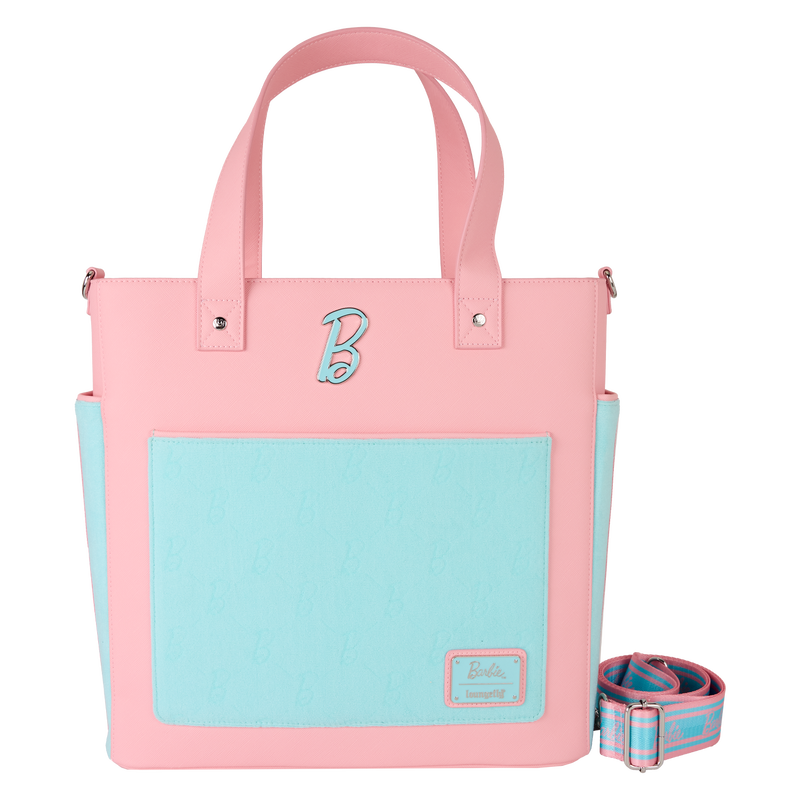 Classic Barbie Terry Cloth Convertible Backpack & Tote Crossbody Bag