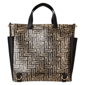 Marvel 85th Anniversary All-Over Print Logo Convertible Backpack & Tote Crossbody Bag