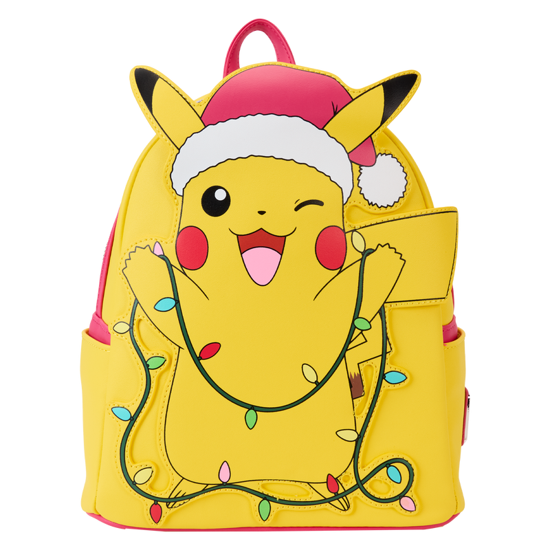 Pok&eacute;mon Santa Pikachu String Lights Light Up Mini Backpack