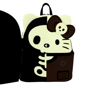 NYCC Limited Edition Sanrio Hello Kitty Skeleton Costume Glow Mini Backpack