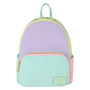 SDCC Limited Edition Hello Kitty & Friends Color Block Terry Cloth Mini Backpack