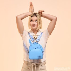 Sanrio Pochacco Monochrome Cosplay Convertible Mini Backpack & Crossbody Bag