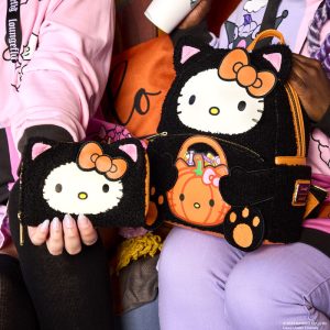 Sanrio Exclusive Hello Kitty Costume Sherpa Glow Zip Around Wallet