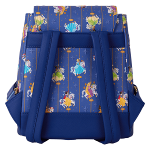 Disney Princess Carousel All-Over Print Drawstring Mini Backpack